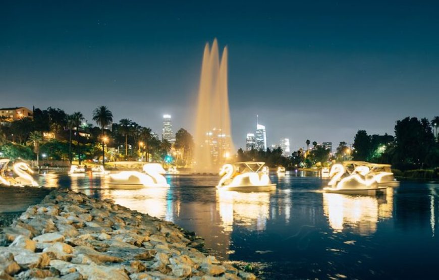 Swan Boat Rental in Echo Park